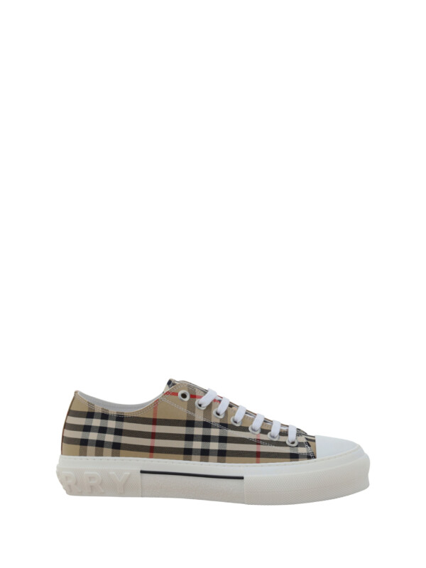 Men's Cotton Check Sneakers