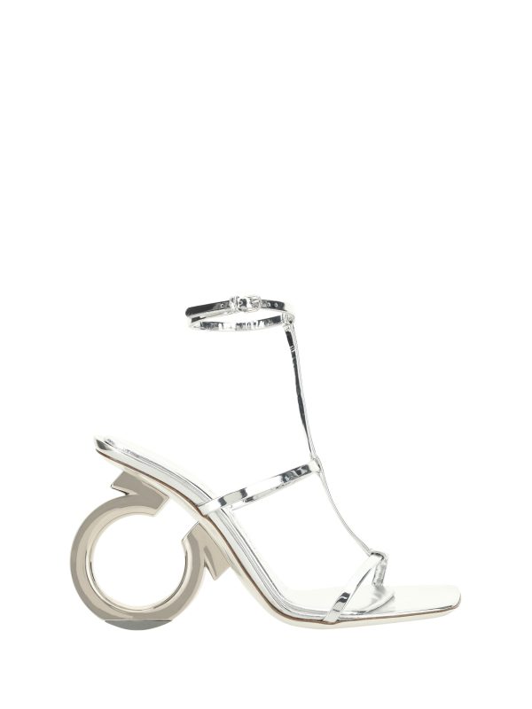 Silver Elina Sandals