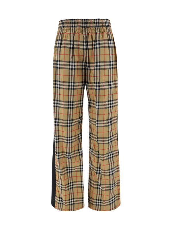 Women's Side Stripe Vintage Check Pants