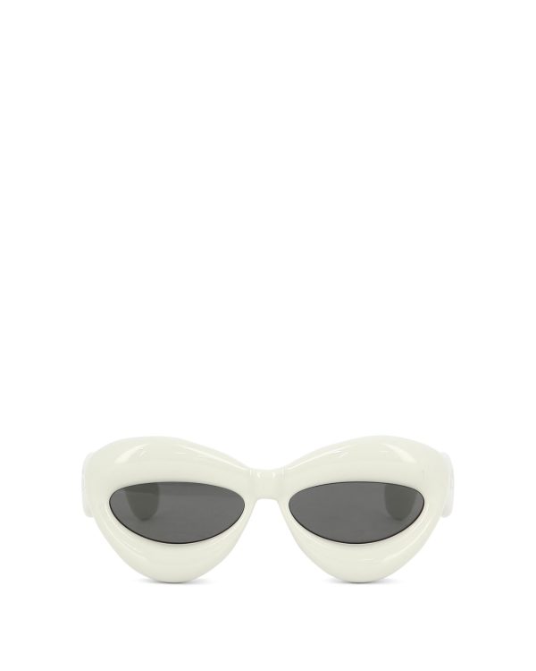 Inflated cateye sunglasses