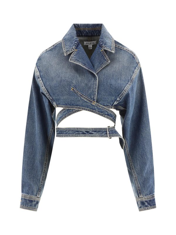 Cross-Over Denim Jacket