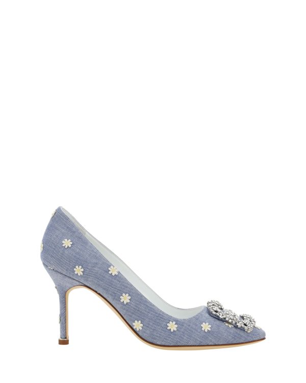 Chambray Clava Pumps