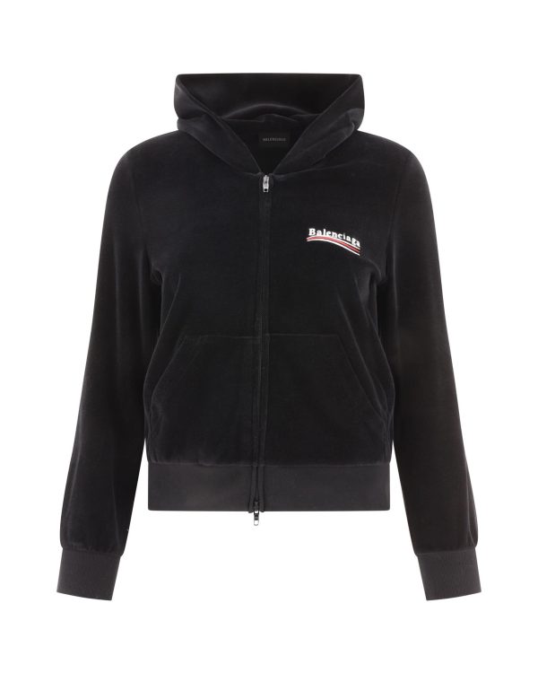 Women's Chenille Hoodie with Logo