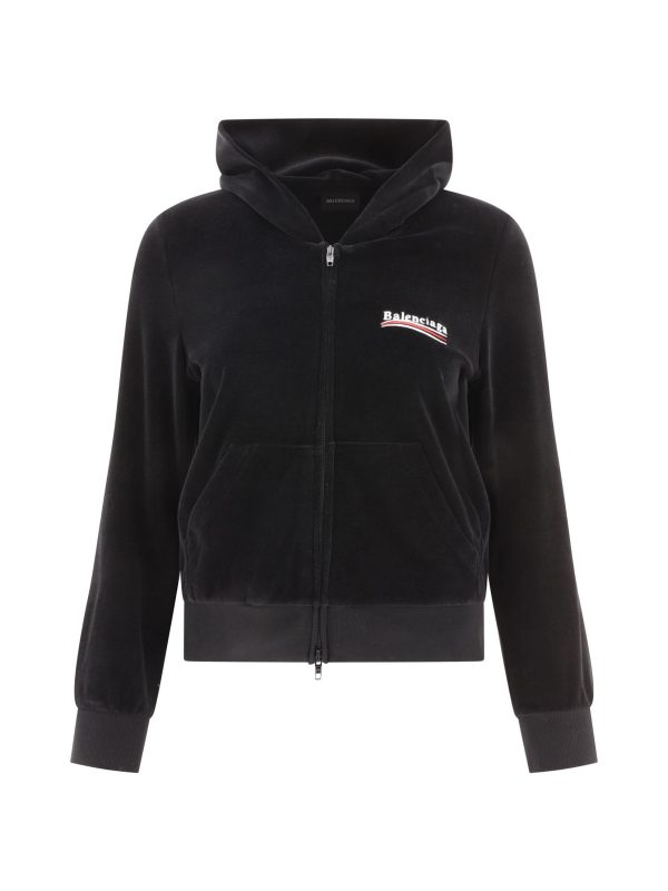 Women's Chenille Hoodie with Logo